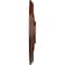 Ekena Millwork Edinburgh Ceiling Medallion (Canopies up to 5 1/4"), 18"OD x 1 3/4"P, Burnished Mahogany Crackle CM18EDBMC - alternate 4